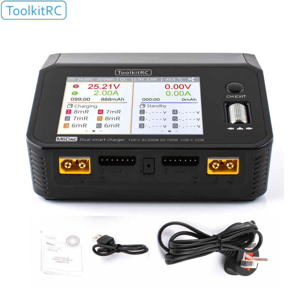 ToolkitRC M6DAC Dual Channel S - Toolkitrc M6Dac Smart Charger 评论和价格