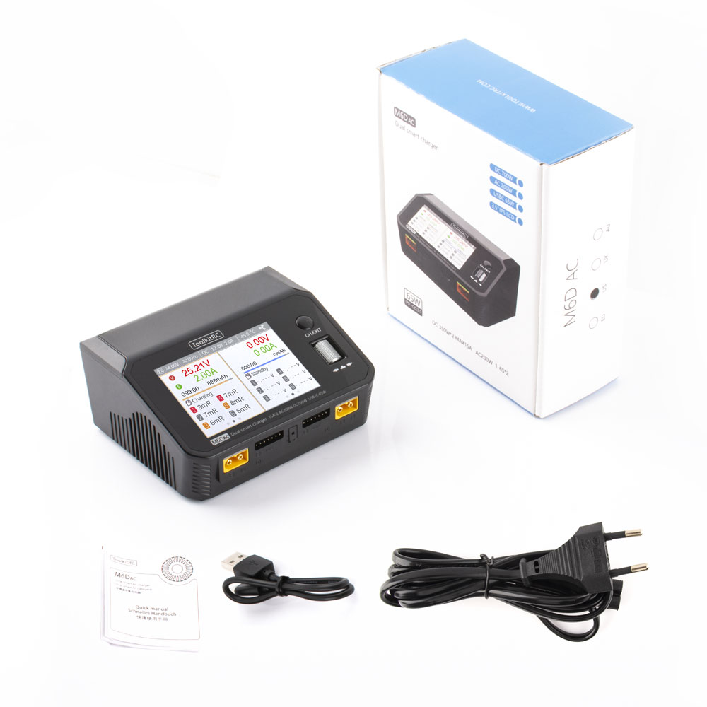 ToolkitRC M6DAC Dual Channel S - Toolkitrc M6Dac Smart Charger 评论和价格
