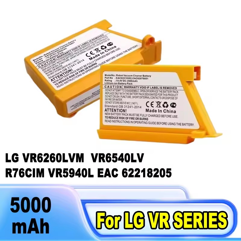 Vacuum Battery for LG VR6260LV - 4S Lipo Battery 14.8V 6000Mah 评论和价格