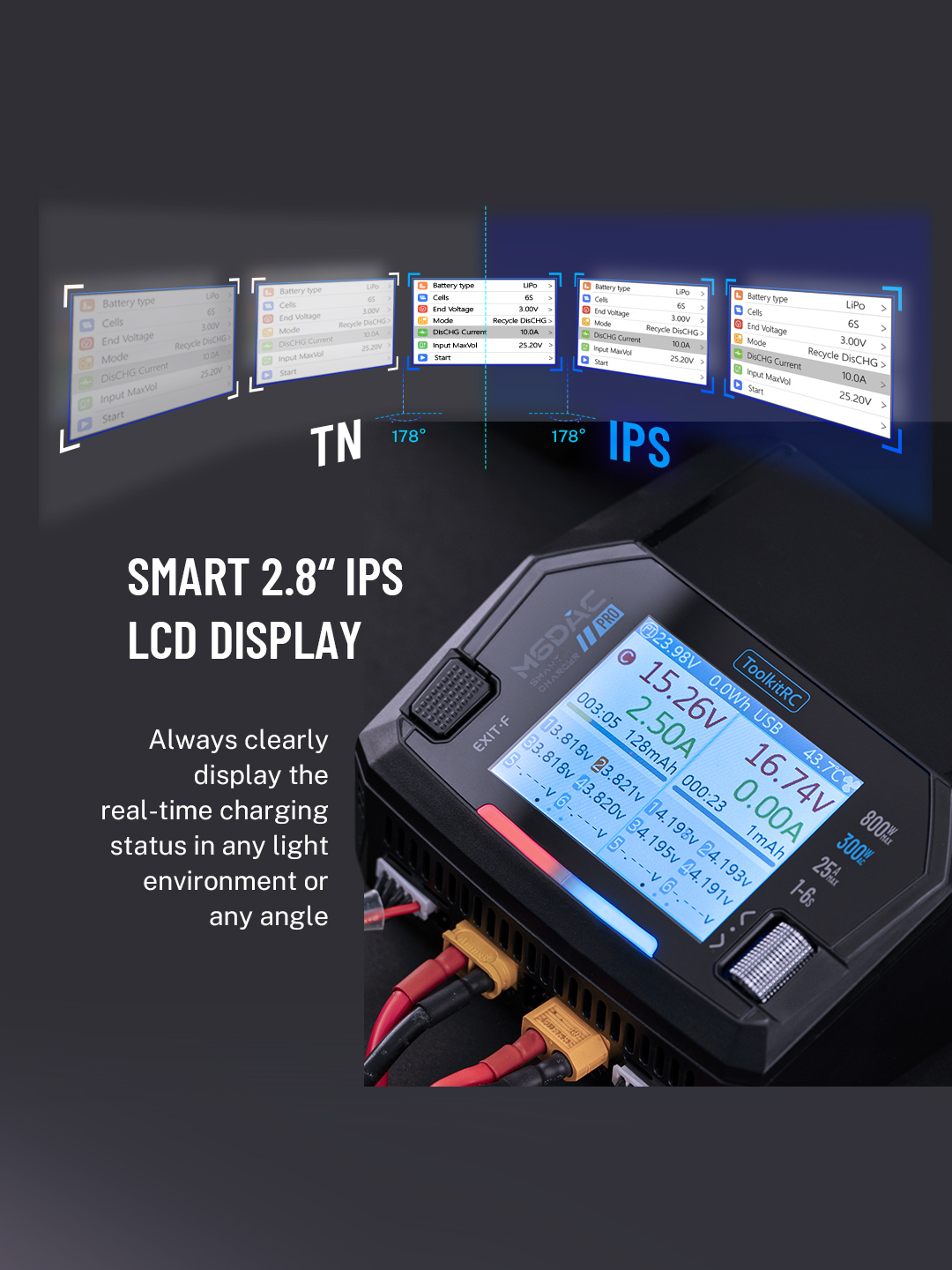 ToolkitRC M6DAC PRO M6DAC V2 D - Toolkitrc M6Dac Smart Charger 评论和价格